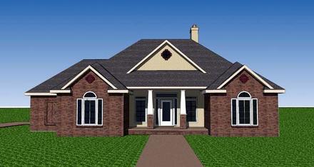 House Plan 57742 Elevation