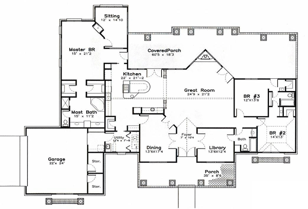 Country Southern Level One of Plan 57744