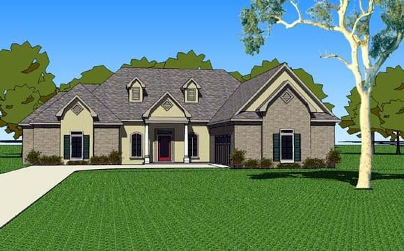 House Plan 57754 Elevation