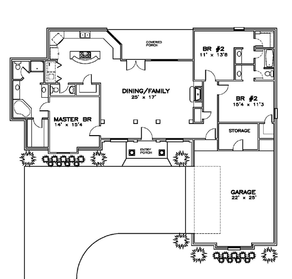 Country Southern Level One of Plan 57761