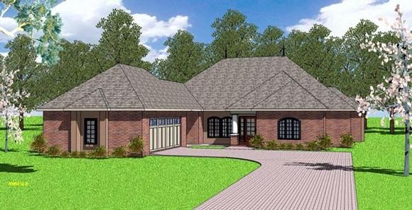 House Plan 57778 Elevation