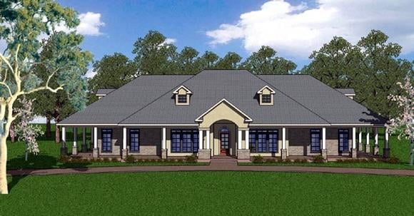 House Plan 57829 Elevation