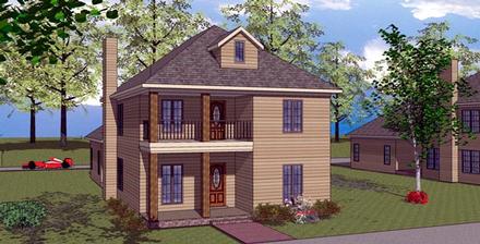 House Plan 57869 Elevation