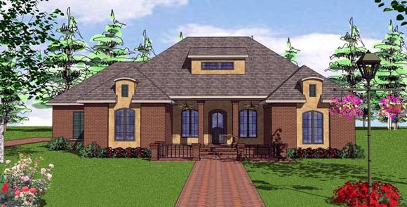 House Plan 57874 Elevation