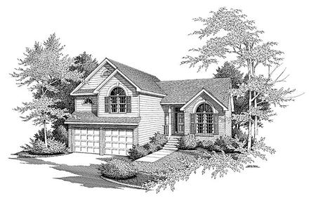 House Plan 58000 Elevation