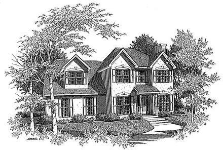 House Plan 58005 Elevation