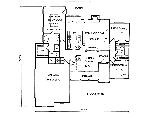 Traditional Level One of Plan 58011