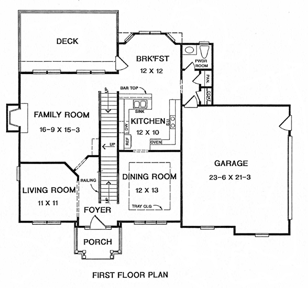 Traditional Level One of Plan 58012