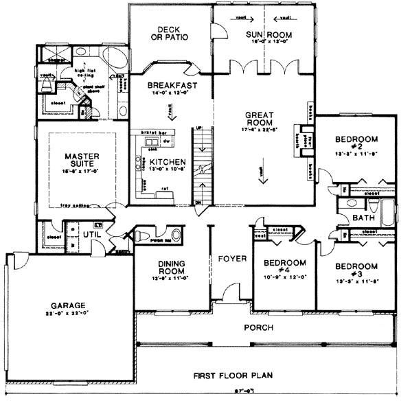 Cape Cod Level One of Plan 58014