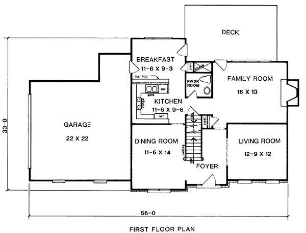 Traditional Level One of Plan 58017