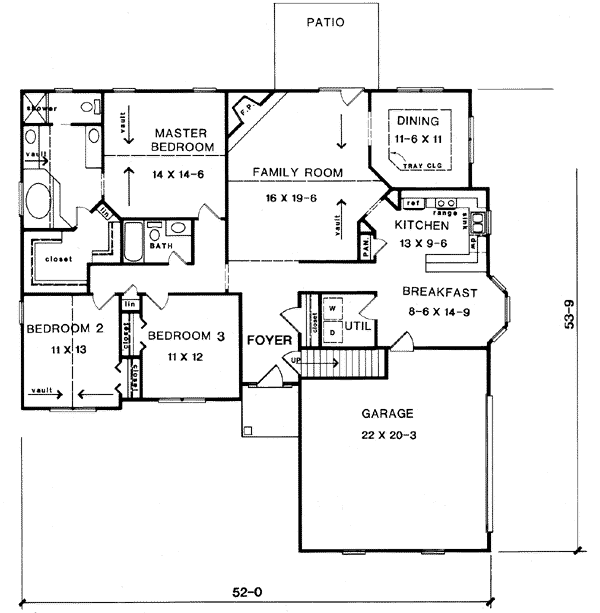 Traditional Level One of Plan 58020