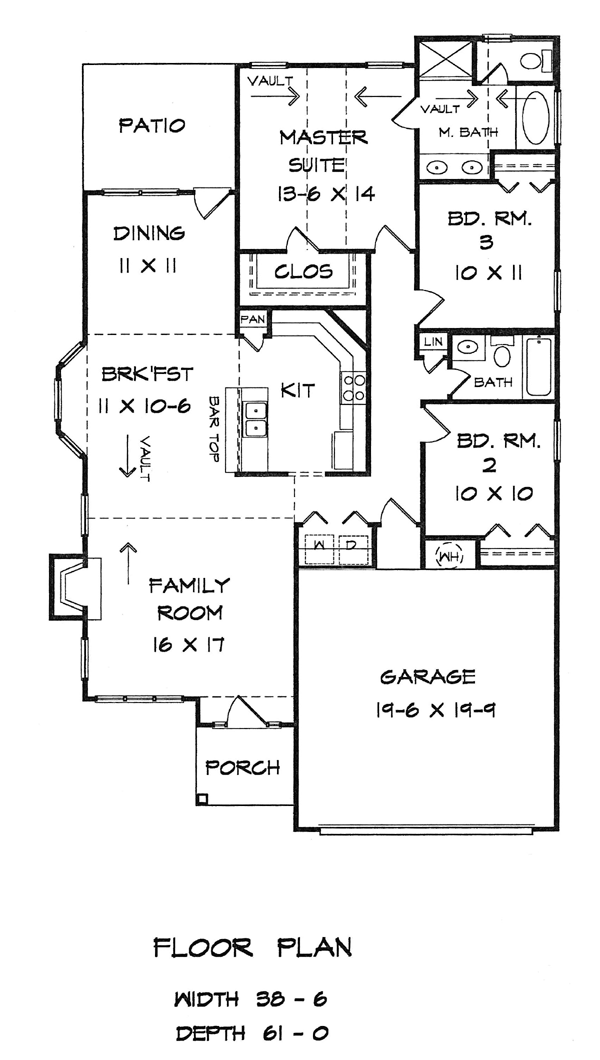 Traditional Level One of Plan 58024