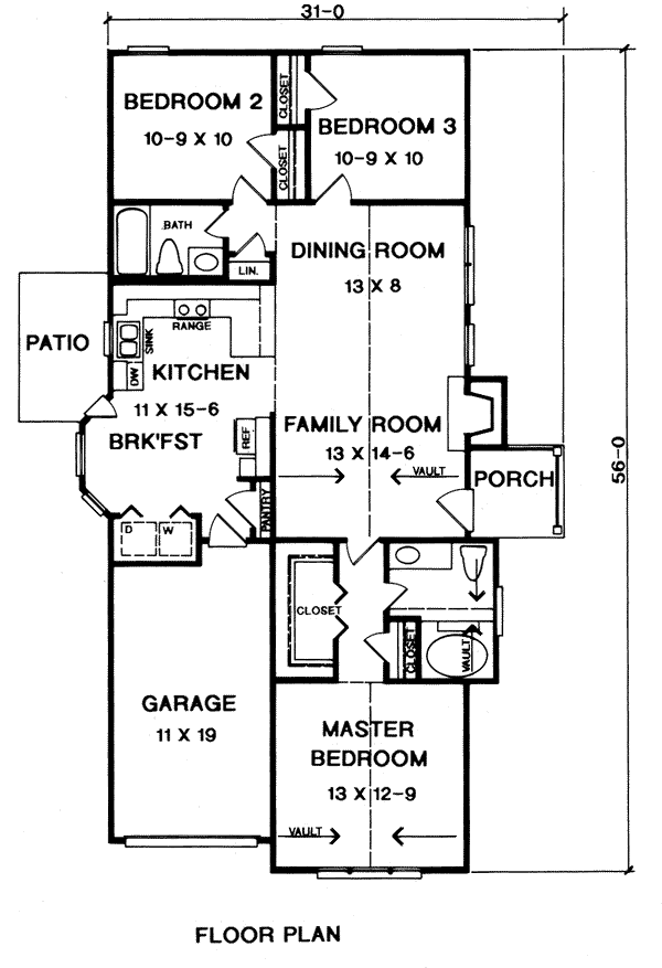 Traditional Level One of Plan 58027