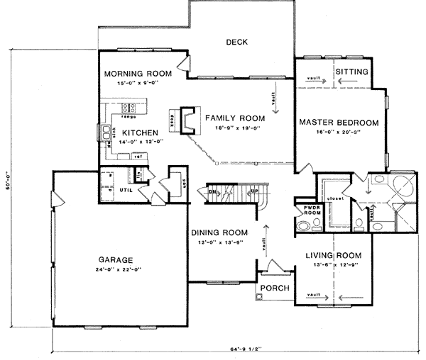 Traditional Level One of Plan 58033