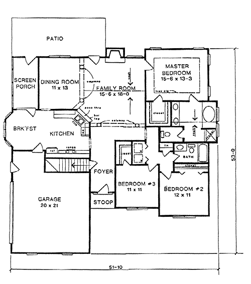 Traditional Level One of Plan 58050