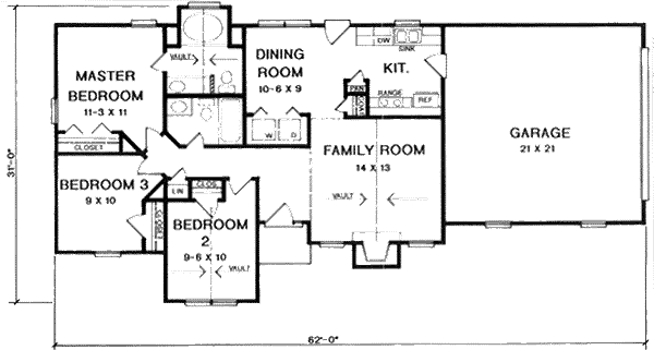 Traditional Level One of Plan 58054