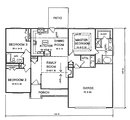 Traditional Level One of Plan 58057