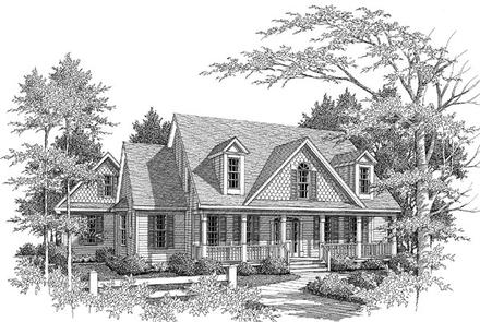 House Plan 58067 Elevation