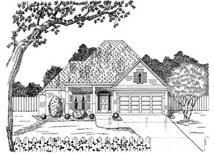 Traditional Elevation of Plan 58068
