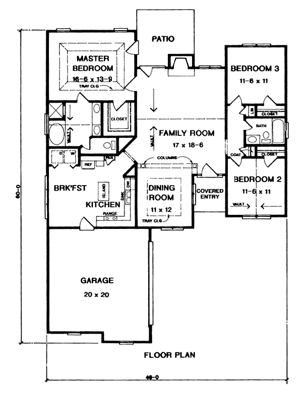 Traditional Level One of Plan 58070