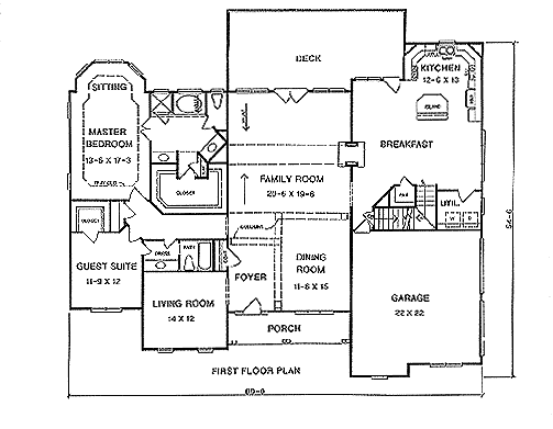 Traditional Level One of Plan 58076