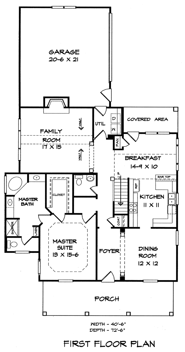 Colonial Level One of Plan 58082