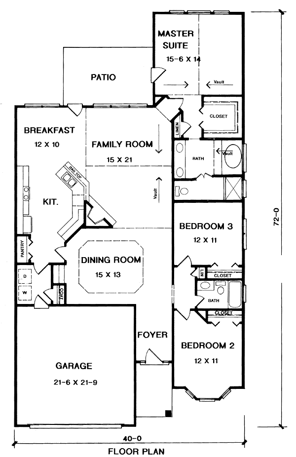 Traditional Level One of Plan 58085