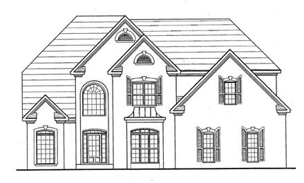 Traditional Elevation of Plan 58092