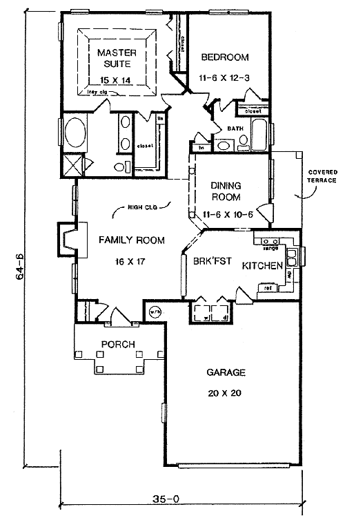 Traditional Level One of Plan 58093