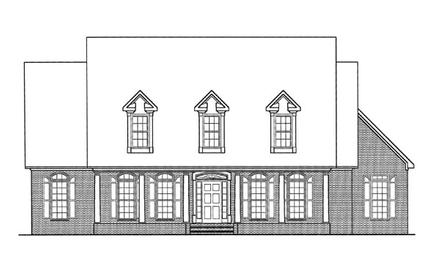 House Plan 58096 Elevation