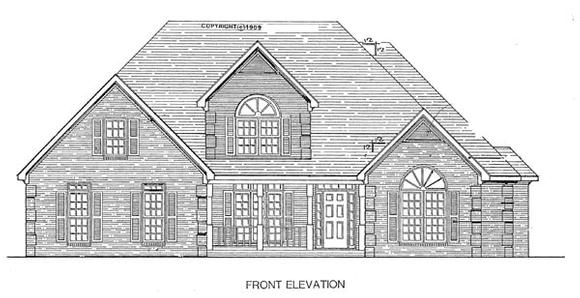 House Plan 58099 Elevation