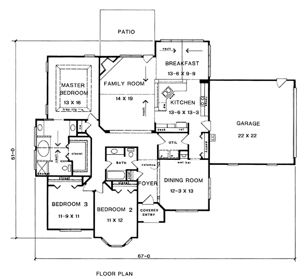 Traditional Level One of Plan 58105