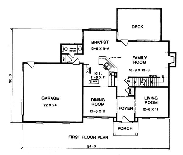 Traditional Level One of Plan 58106