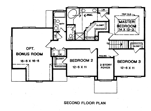 Traditional Level Two of Plan 58106