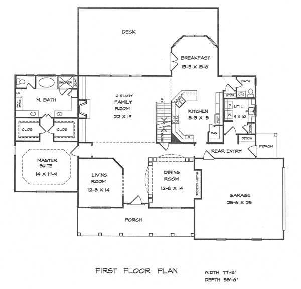 Traditional Level One of Plan 58107
