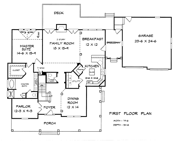 Traditional Level One of Plan 58111