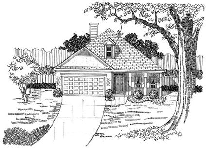 Traditional Elevation of Plan 58116