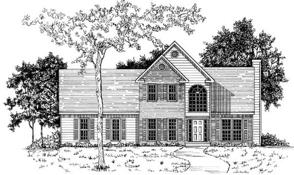 House Plan 58118 Elevation