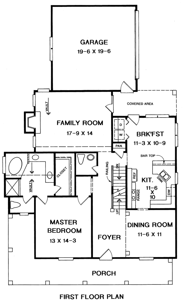 Traditional Level One of Plan 58125