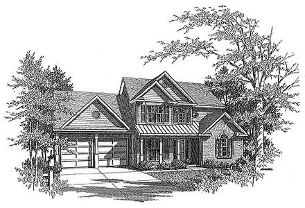 Traditional Elevation of Plan 58127