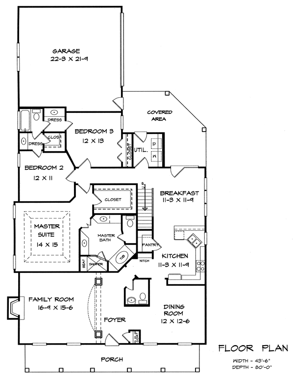 Colonial Level One of Plan 58128