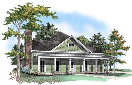 Colonial Elevation of Plan 58128