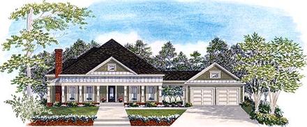 House Plan 58129 Elevation