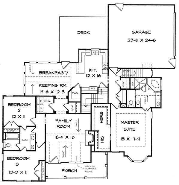 Traditional Level One of Plan 58136