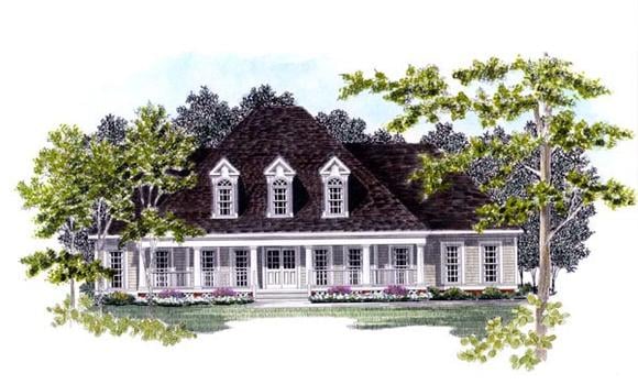 House Plan 58137 Elevation