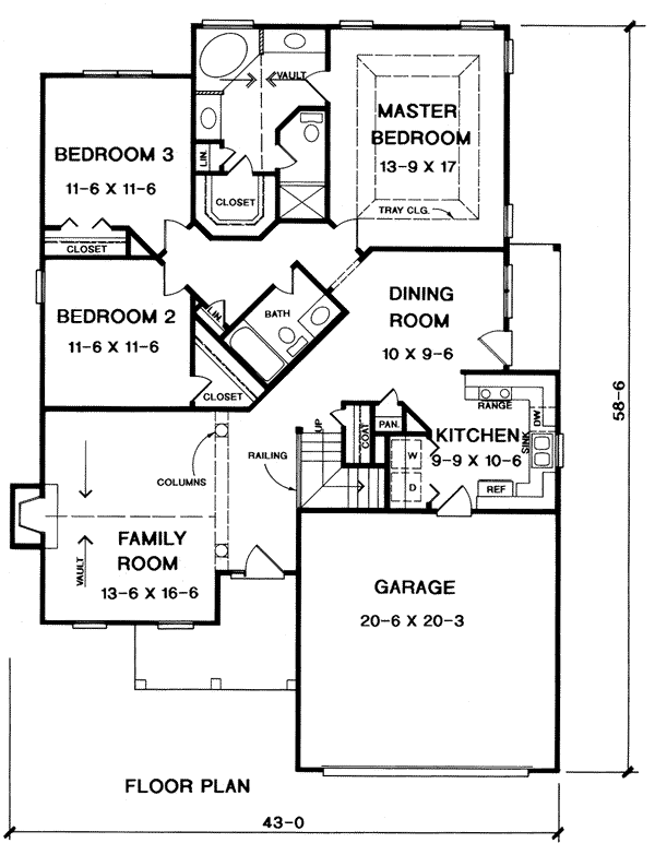 Traditional Level One of Plan 58141