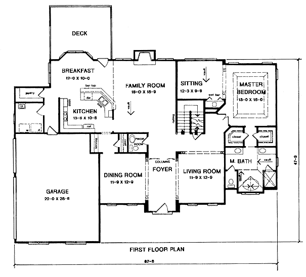 Colonial Level One of Plan 58142