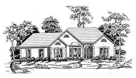 Traditional Elevation of Plan 58151