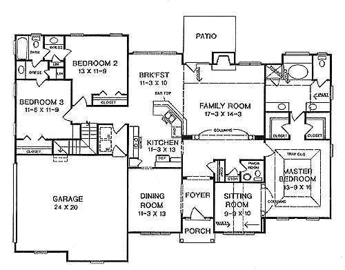 Traditional Level One of Plan 58155