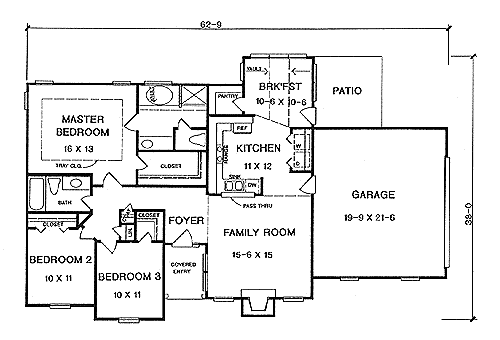 Traditional Level One of Plan 58160